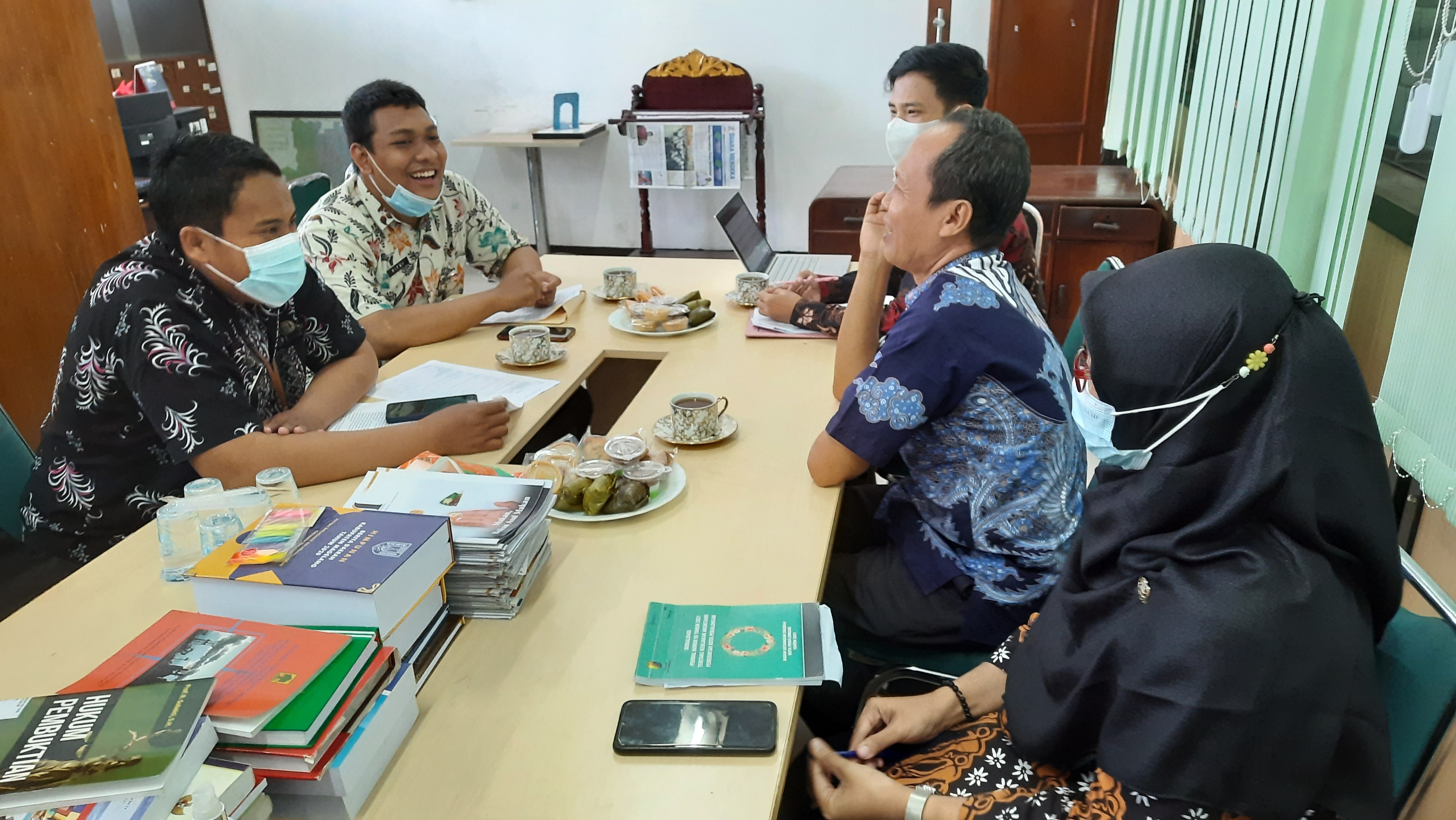 Biro Hukum Jateng Monitor Pengelolaan JDIH Kota Pekalongan, Indikator Nilai Fokus pada TIK 