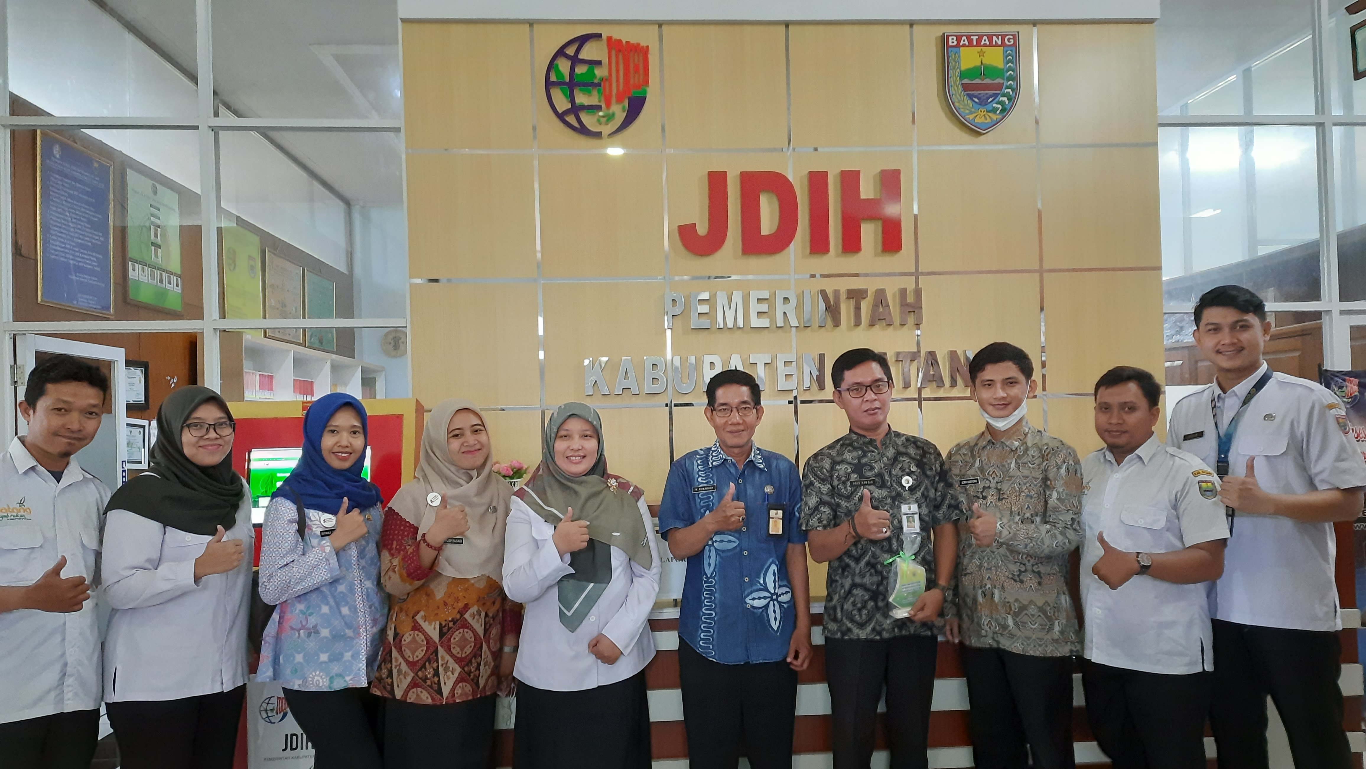 Timba Ilmu, Bagian Hukum Kota Pekalongan Bertandang ke JDIH Kabupaten Batang
